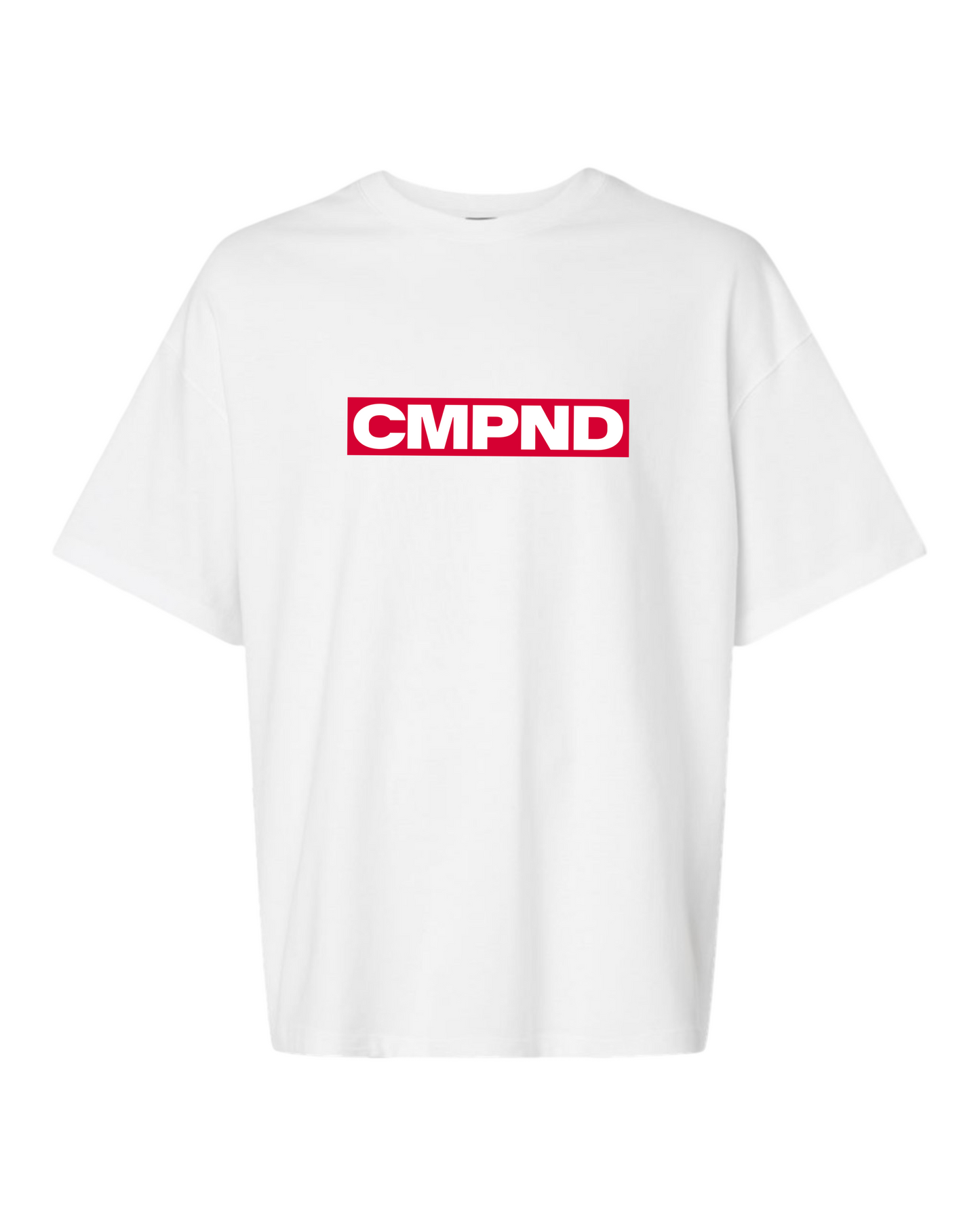 White Oversized Basic Tee